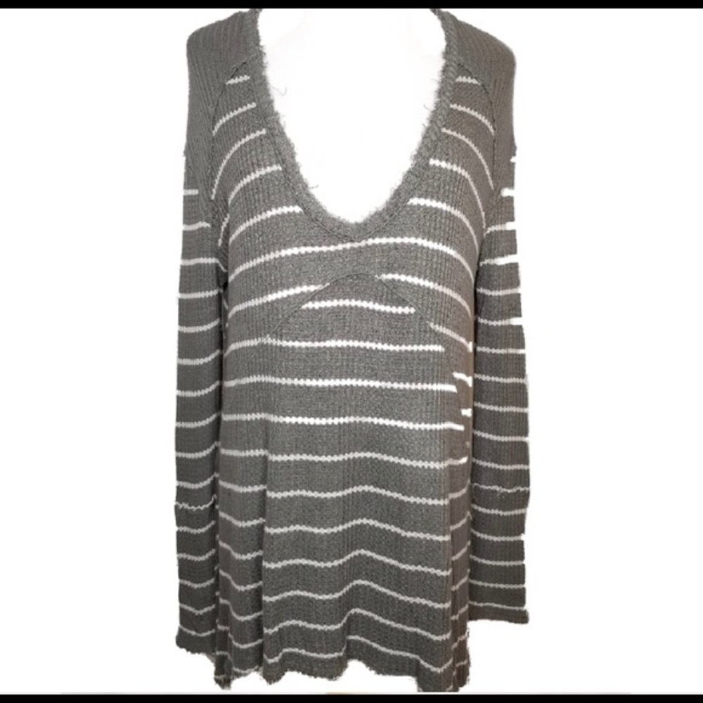 Free People Waffle knit tunic shirts